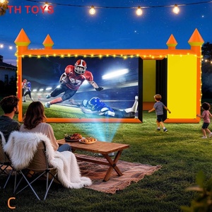 Nouveauté 2026 : Jeux de Laser Tag Gonflables Maison Hantée, Grands Combos Gonflables 5x5m pour Football/<span class=keywords><strong>Golf</strong></span>/Écran de Projection, Jeux de Carnaval - Product Image 6