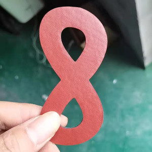 Barrette française personnalisable en cuir PU avec épingle coulissante en forme de 8, accessoires pour queues de cheval souples et <span class=keywords><strong>cheveux</strong></span> <span class=keywords><strong>fins</strong></span> - Product Image 3