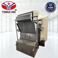YG DZL Low Industrial Fully Automatic Biomass Wood Coal Fired Economically Stainless Steel Shell Steam Boiler Tekstil Makanan