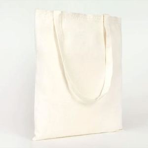 Sacs fourre-tout en toile de coton personnalisés Keymay, couleur unie, 14x16 pouces, grande capacité, réutilisables, unisexes, sacs à main pour le shopping - Product Image 3