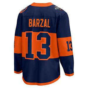 2024 New York Ice Hockey Jersey - #13 Barzal #27 Lee #30 Sorokin cousu Logos brodés uniforme - Product Image 3