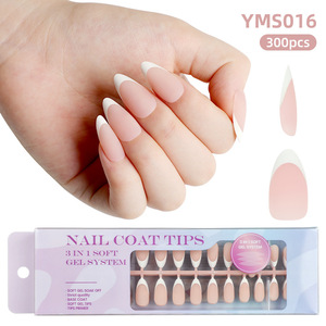 <span class=keywords><strong>Uñas</strong></span> Postizas Acrílicas de Estilo Francés para Salón de <span class=keywords><strong>Uñas</strong></span>, Reutilizables, 300 Piezas, <span class=keywords><strong>Uñas</strong></span> Postizas Hechas a Mano, Decoración de <span class=keywords><strong>Uñas</strong></span>, Cobertura Completa - Product Image 5