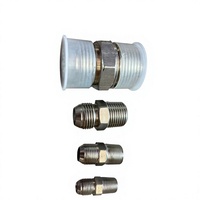 Connecteur hydraulique droit en acier au carbone et acier inoxydable haute performance, haute pression