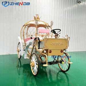 الأكثر مبيعًا عربة سندريلا معدنية بيضاء لحفلات الزفاف تجرها الخيول تصميم يقطين عيد الميلاد من الشركة المصنعة عربات اليقطين - Product Image 3