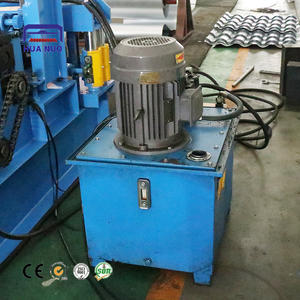 Vollautomatische Einfach zu Bedienende Metalldachblech Glasierte Fliesen Rollformmaschine Glasierte Fliesen Pressmaschine - Product Image 6