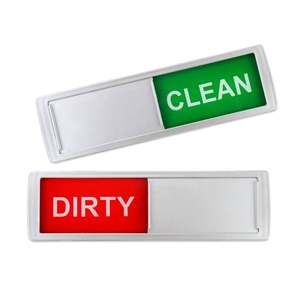 Imán Personalizado de Acero Inoxidable para Lavavajillas y Refrigerador, Etiqueta Magnética con Señal de Limpio/Sucio - Product Image 4