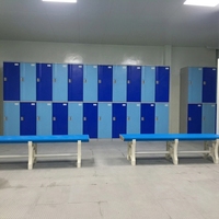 Toppla Casiers de vestiaire étanches en ABS pour salle de sport et spa, organisateur de vêtements, structure démontable, design moderne, respectueux de l'environnement