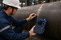 Détecteur de défauts ultrasonique numérique portable JZJ-330N pour l'inspection des soudures NDT