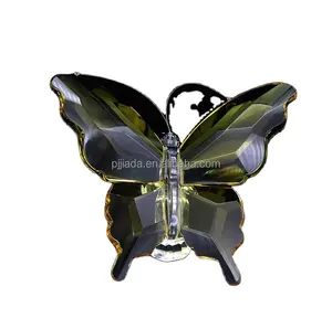 Transparent crystal butterfly figurine wedding return gift