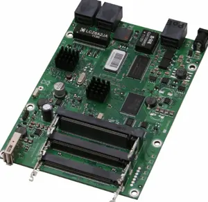Microtik pour le stockage ou la carte de routeur modem 3G RB433GL a trois emplacements miniPCI, trois ports Gigabit Ethernet et un port USB