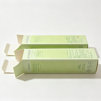 Boîte d'emballage cosmétique pour soins de la peau avec logo personnalisé imprimé, boîte en papier pliable vide pour produits