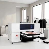 Imprimante numérique DTG à plat A3, imprimante textile à jet d'encre directe pour t-shirts, multifonctionnelle, fournie en 220V, automatique