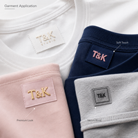 Étiquettes de vêtements personnalisées en silicone 3D en relief et en tissu tissé, étiquettes de marque durables pour vêtements, pour t-shirts