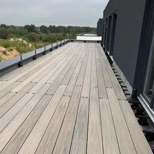 Panneau composé de plancher extérieur en bois de Wpc extérieur