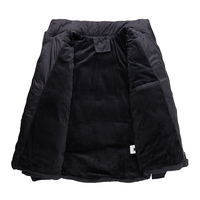 Nouveau design de veste d'hiver en peluche pour hommes veste chaude rembourrée en duvet blouson bombardier d'hiver vente en gros