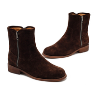 Bottines décontractées pour femmes en cuir véritable respirant, confortables, à lacets, bout pointu, plateforme de 5 cm, automne/hiver