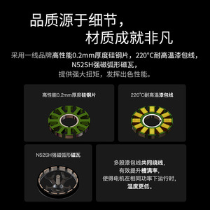 ฮอบบี้วิง แพลตตินัม 2603 1480KV 1900KV มอเตอร์ไร้แปรงสำหรับโมเดลเครื่องบินแข่ง F3P - Product Image 4