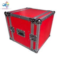 Boîtier de rack d'amplificateur 10U avec tiroirs DJ et roulettes
