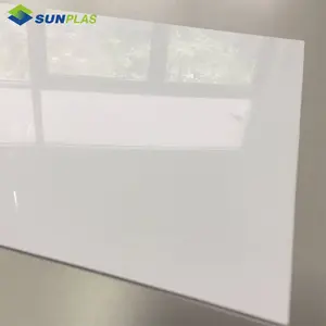 1.0mm White Glossy Abs Plastic Sheets For Screen Printing