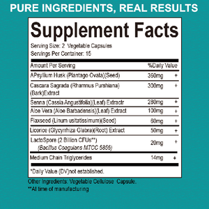 ยาลดน้ำหนักสกัดจากว่านหางจระเข้จากสมุนไพรธรรมชาติ15วัน OEM สำหรับการเผาผลาญไขมันและลดไขมันอย่างรวดเร็ว - Product Image 3