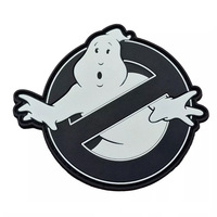 GHOSTBUSTERS Patch en nylon brodé Ghostbusters, brassard réfléchissant lumineux de nuit