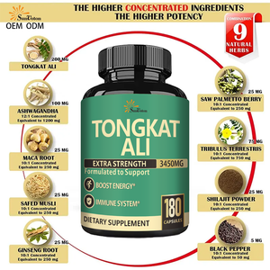 OEM chăm sóc sức khỏe bổ sung Tongkat Ali chiết xuất Saw Palmetto chiết xuất của nam giới kiểm tra Booster viên nang Maca viên nang - Product Image 4