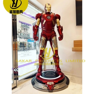 Célèbre Film Figure Action Figure <span class=keywords><strong>Super</strong></span> Héros Résine <span class=keywords><strong>Iron</strong></span> <span class=keywords><strong>Man</strong></span> Sculpture Taille Réelle <span class=keywords><strong>Iron</strong></span> <span class=keywords><strong>Man</strong></span> MK50 Avec Aile Statue - Product Image 2