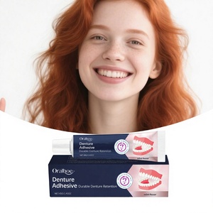 ORALHOE <strong>Denture</strong> Fixing <strong>Adhesive</strong> Natural Fit Comfortable Fixing <strong>Dentures</strong> Enhance Smile Beauty Model OR-A04-0463-01 - Product Image 1
