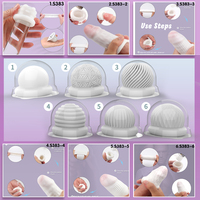 S-HANDE Godet de masturbation masculin en silicone souple, jetable, pour gland, jouet pour adultes pour hommes