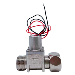 Dc 6V 1/2 "Brass kết nối nhỏ chốt van đầu van điện từ cho nhà tắm nóng hệ thống điều khiển - Product Image 1