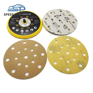 6inch 17holes Grit 40-2000 Waterproof Sanding/Abrasive Paper /Sanding Disc/Abrasive Tools For Furniture Wood Metal/