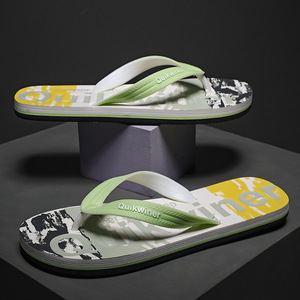 Quikwinner Men's Flip Flops Soft Thick Sole Beach <b>Sandals</b> Non Slip Outdoor Summer Style Adult Size Q217 - Product Image 1