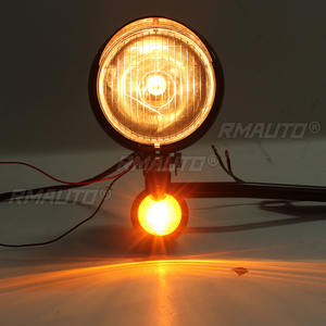 Barre de feux de croisement et de position pour Yamaha V-Star XVS 650 950 1100 Custom Silverado Honda VTX 1300 Kawasaki Suzuki - Product Image 2