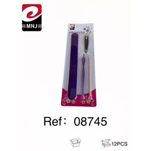 Set per Unghie MNJ LIMA DE UNAS 12 Pezzi Kit Manicure Rif. 08745 - Product Image 1