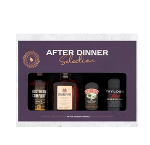 Bộ quà tặng rượu mini 25ml 5cl 50ml Vodka Rượu Whisky Tequila, hương vị rượu mạnh, thân thiện với môi trường, đóng hộp gỗ - Product Image 1