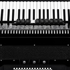 Accordéon chromatique 37 touches 80 basses à 8 rangées de lamelles en acier, <span class=keywords><strong>prix</strong></span> d'usine, MOQ 1, instrument portable en bois et celluloïd avec sac de transport - Product Image 3
