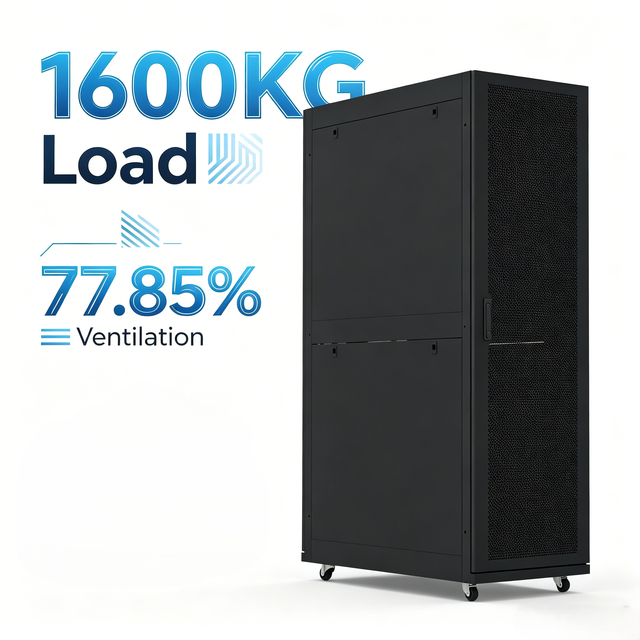19-Inch Floor Standing Custom Data Center Server Rack Cabinet 600mm 800mm Efficient Cable Management 42u 47u 9U 22U