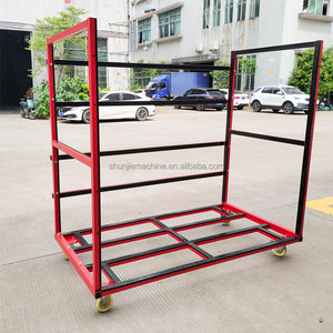 Carro de transporte de <span class=keywords><strong>Metal</strong></span> de acero, jaula de carga, carro de transporte, rollo de carga, contenedor, almacén al por mayor - Product Image 5