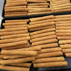 Macchina automatica per la produzione di rotoli di uova rotolante cono di zucchero per cuocere il <span class=keywords><strong>gelato</strong></span> a forma di cornetta arrotolato coni per fare la macchina - Product Image 6