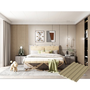 Pared cemento textura piedra aspecto WPC listón gran hoja paneles para la decoración de la cocina - Product Image 2