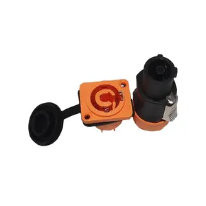 High Quality power connector with UL94 V-0 aviation material PA6/PA66 power plug socket multiple