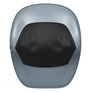 Oreiller de massage ergonomique pour le cou, rechargeable, en cuir PU, avec fonction chauffante et pétrissante, pour soulager le cou, les épaules et le dos - Product Image 1
