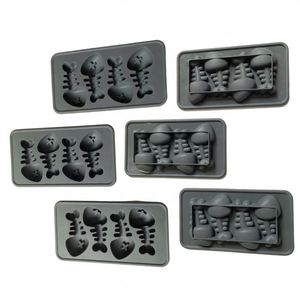Moule à glace en silicone en forme d'arête de poisson, facile à démouler, pour bâtonnets glacés amusants pour enfants, idéal pour les friandises d'été et la congélation - Product Image 4