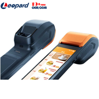 Sistem POS Genggam Android 11 4G WiFi Mesin POS Penagihan Kasir 5.5 Inci Terminal POS Pintar All-in-One