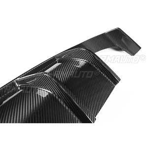 Dry Carbon Fiber <b>Car</b> Rear Bumper Lip <b>Diffuser</b> Spoiler Side Splitters Apron Flap V-Style Body Kit <b>for</b> BMW F80 M3 F82 M4 2015-2020 - Product Image 5