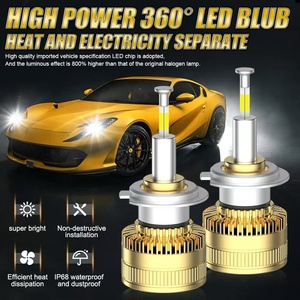 Offre Spéciale 100W 11500LM 6500K LED projecteur de voiture phare 9005 9006 modèle 360 degrés émettant phare ampoule rénovation modèle A4 - Product Image 6