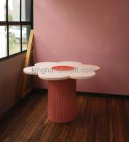 Table basse en bois massif fabriquée à la main, table centrale rustique moderne, meubles en bois sur mesure pour salon, décoration de la maison