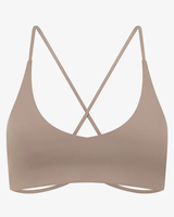 Soutien-gorge de yoga personnalisé en gros à bretelles croisées - Haute élasticité, confortable et respirant pour le fitness féminin