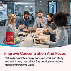 Gomitas Masticables de Ashwagandha de Marca Privada con Sabor Natural a Bayas, Sin Gluten, Sin OMG, para el Alivio del Estrés y Mejora del Estado de Ánimo - Product Image 4