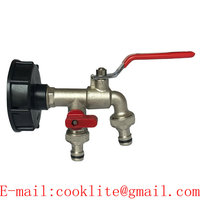 Valvola Con Rubinetto a Leva 1/2 "Per Tanica Acqua IBC